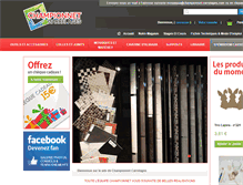 Tablet Screenshot of championnet-carrelages.com